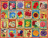 1000 24"x30" White Mountain Piece Jigsaw Puzzle Colorful Flower Collage Puzzles with Large Pieces Gift for Adults
