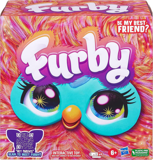 Furby Coral Interactive Plush Toy with 15 Fashion Accessories for 6 Year Old Girls & Boys