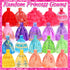 91 Pack Doll Clothes and Accessories - 5 Wedding Gowns, 5 Fashion Dresses, 20 Shoes for 11-12 Inch Dolls
