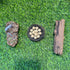 12inches Realistic Dinosaur Park Gate with Log, Nest of Eggs, Stone, Great Addition to Dino Toys, Truck or RC Dinosaur