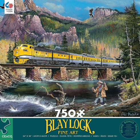 Ceaco Ted Blaylock Western Bound - 750 Piece Jigsaw Puzzle for Family Fun