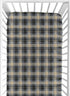 Sweet Jojo Designs Fitted Baby Crib Sheets (Woodland Plaid) for Boys, Infant
