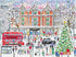 Galison Michael Storrings Christmas in London – 1000 Piece Puzzle with Bright Artwork of The London Holiday Season