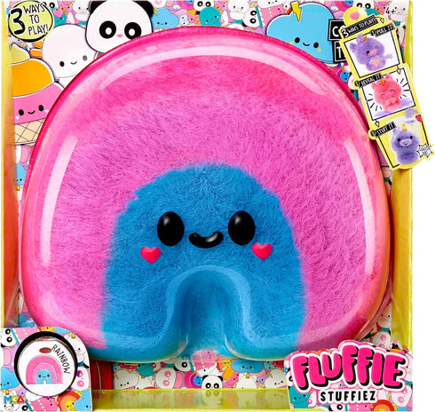 Fluffie Stuffiez Rainbow Large Collectible Plush 11" - Surprise Reveal Unboxing with Huggable ASMR Fidget