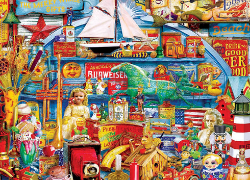 MasterPieces 1000 Piece Jigsaw Puzzle - Antiques & Collectibles for Adults, Family, or Youth - 19.25"x26.75"