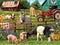 750 Piece Puzzle for Adults - Sharon Steele A Day On The Farm Whimsical Country Farm Jigsaw Puzzle