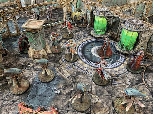 Modular Tabletop 3D Gaming Sci-Fi Terrain - Perfect for 28mm-35mm Miniatures - No Painting Required
