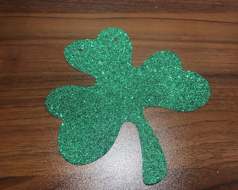 Cutest Clover In The Patch Banner - Gold Glitter St. Patrick's Day Baby Shower Decorations
