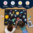 Solar System for Kids with 61 Felt Figures - BONNYCO Space Montessori Toys for Girls Boys Birthday Gifts