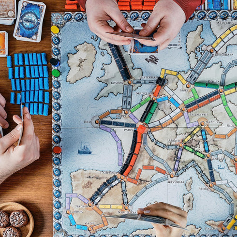 Ticket to Ride Europe First Journey Board Game - Strategy Game for Kids & Adults, 2-4 Players, 15-30 Minute Playtime