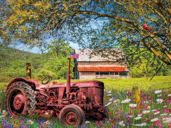 Ceaco - Simple Life - 750 Piece Jigsaw Puzzle - American Tractor