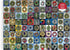 Galison Handmade Wreaths – 1,000 Piece Puzzle with Bright and Bold Artwork of Wreath Collection