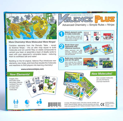 Valence Plus - Use Real Chemistry to Break Down Opponents' Molecules!