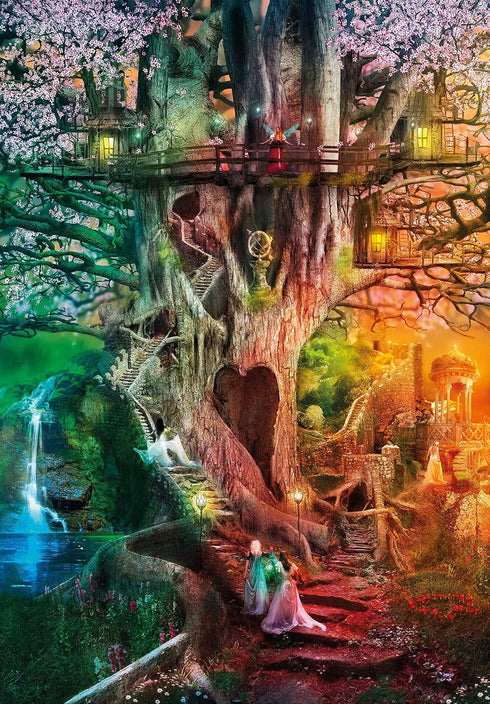 Clementoni 31686 El Arbol de Los Sueños 1500 Pieces Collection, Dreaming Tree Jigsaw Puzzle for Adults, Made in Italy
