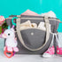 0 Bright Starts Unicorn Sparkle & Shine Plush Take-Along Stroller or Carrier Toy, Ages Month+, Pink