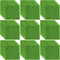 Elcoho 36 Pieces Fake Grass for Crafts Fairy Garden 6 x 6