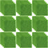Elcoho 36 Pieces Fake Grass for Crafts Fairy Garden 6 x 6