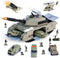 XDUOYJOY Military Tank Toy Sets, Army Toys with 7 Vehicles, Army Men