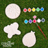 1 3 count Creative Roots Paint Your Own Butterfly, Ladybug & Sun Stepping Stone by Horizon Group USA, box