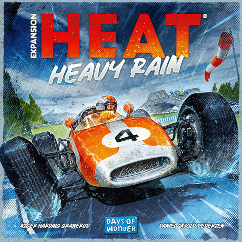 10+, 1-7 60 Asmodee Heat: Heavy Rain Board Game Expansion - New Japan & Mexico Tracks, Intense Car Racing Strategy