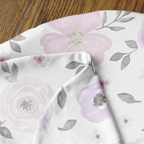 Sweet Jojo Designs Watercolor Floral Nursing Pillow Cover Breastfeeding Pillowcase for Newborn Infant Bottle Breast