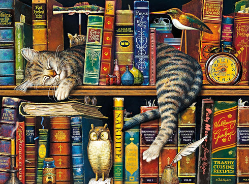 Buffalo Games - Charles Wysocki - Frederick The Literate - 1000 Piece Jigsaw Puzzle for Adults, Finished Size 26.75 x