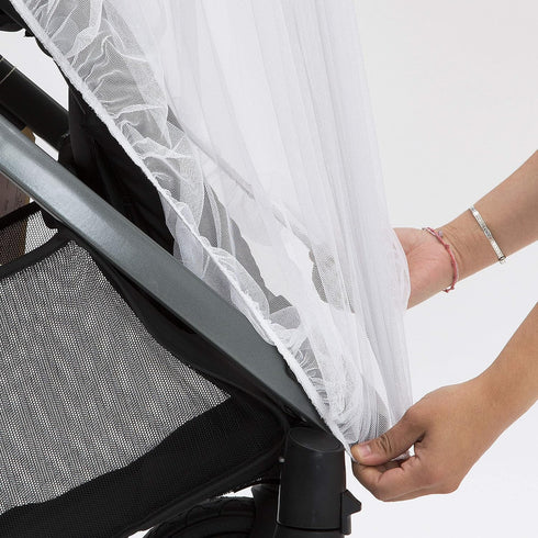 Delta Children Mosquito Net for Infant Car Seats, Strollers, and Bassinets | Breathable with Elastic Netting