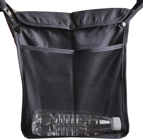 Baby Stroller Organizer, Black, Umbrella Stroller Organizer with Extra Pockets for Snacks, Wipes, Water Bottles