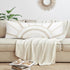 54x20 Sweet Jojo Designs Ivory Boho Chic Sun Boy Girl Unisex Body Pillow Cover Case Decorative Accent Long Couch Kid