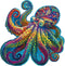 Unique Wooden Jigsaw Puzzles - Agate Octopus, 300 Pcs Medium Size, Luxurious Animal Shaped Wood Puzzle