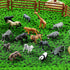 Flormoon 16Pcs Mini Animals Figures - Realistic Wild Animals Toys for Learning Educational Birthday Party Gifts