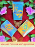 Yes or No? When and How? 2 decks of Oracle Cards, 100 Oracle Cards for Tarot Reading, Fortune Telling Cards, Inspirational Messages, Icebreaker Cards, Fun Party Game