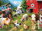 750 Piece Puzzle for Adults - Sharon Steele Happy Farm Day, 27x20 Inch Whimsical Farm Animal Scene