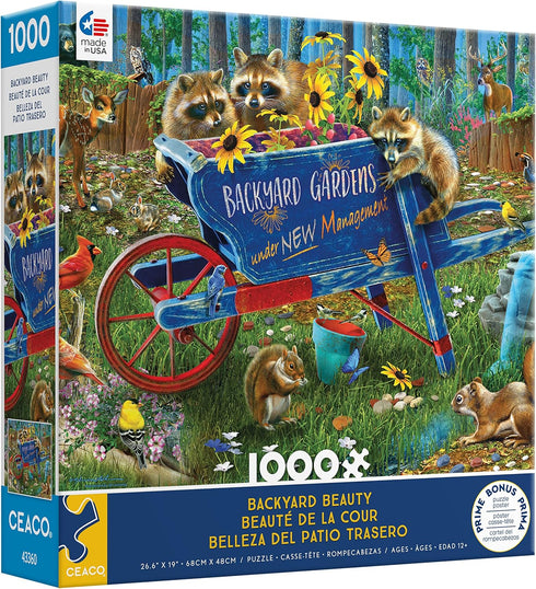 Ceaco - Wild - Backyard Beauty Jigsaw Puzzle - 1000 Piece