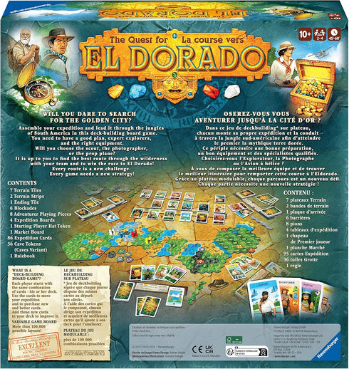 Ravensburger The Quest for El Dorado - Strategy Board Game for Kids & Adults, 2-4 Players