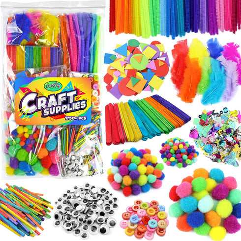 Arts & Crafts Supplies Kits & Materials Set for Kids: Toddler - Carl & Kay