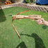 Adventure Awaits! Handmade Wood Toy Crossbow Set - 10 Wood Arrows and Quiver for Outdoor Play