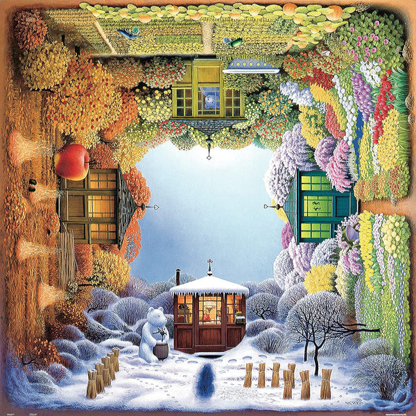 Pintoo Jigsaw Puzzles 1600 Piece for Adults - Jacek Yerka - Four Seasons Beautiful Plastic Puzzle for Home