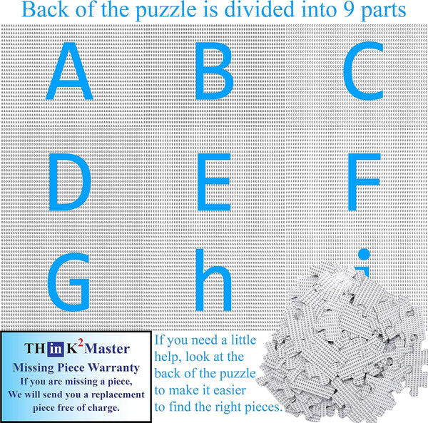 Think2Master 100 Pieces Map of Europe Jigsaw Puzzle, Fun Educational Toy for Kids Ages 4-8, Learning History
