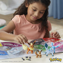 MEGA Pokémon Building Toys Set - Every Eevee Evolution with 470 Pieces, 9 Poseable Characters