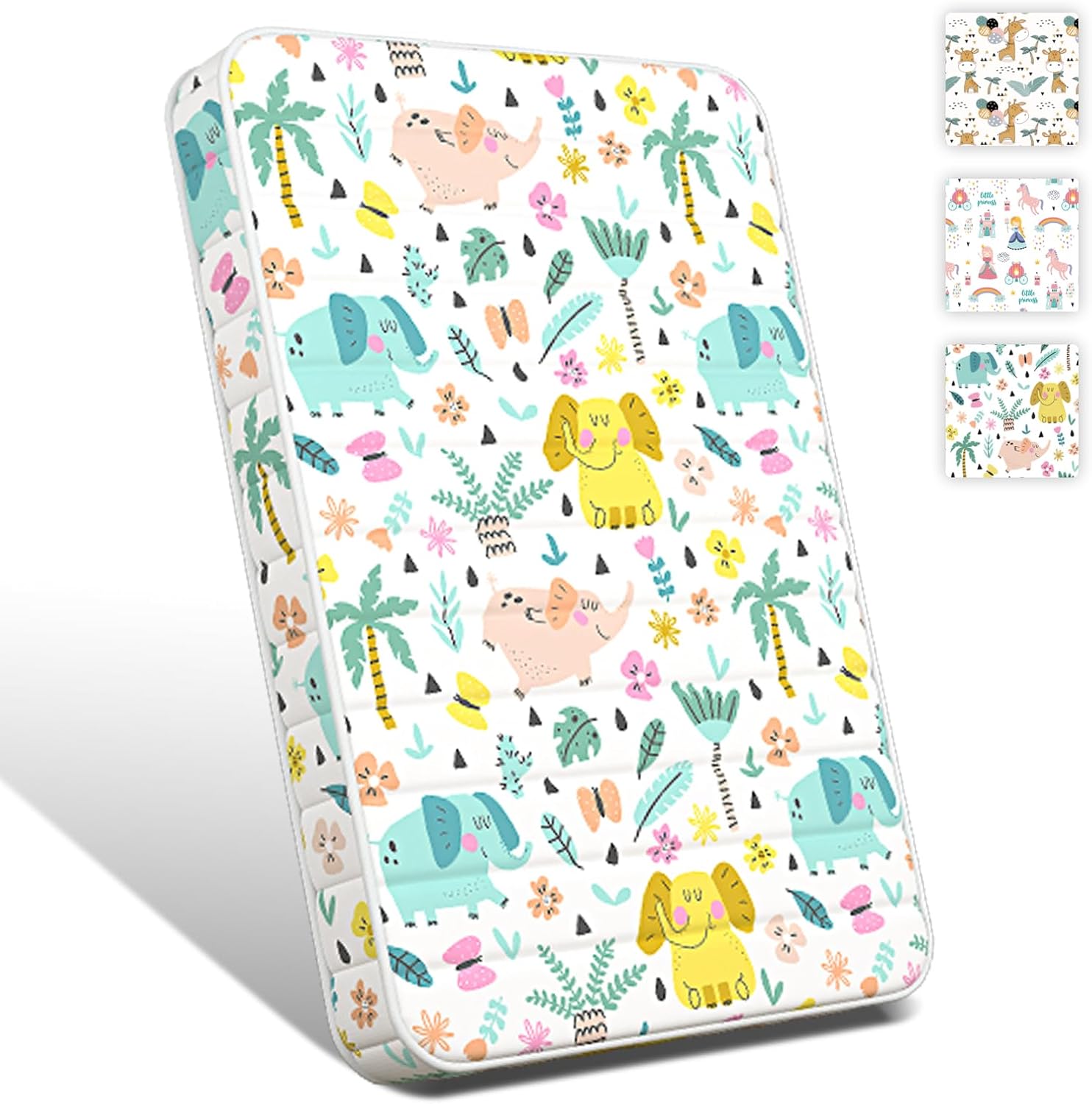 3" Mini Mattress, 38"x24" High-Density Supportive Foam, Edge Reinforcement Design, Odorless and