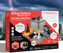 Discovery #MINDBLOWN Action Circuitry Electronic Experiment STEM Set, Build-it-Yourself Engineering Toy Kit, 6